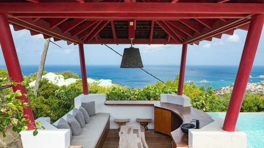 Covered Outdoor Living and Dining Areas