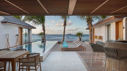 Covered Outdoor Living and Dining Areas