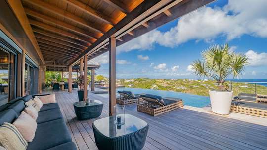 Covered Outdoor Living and Dining Areas