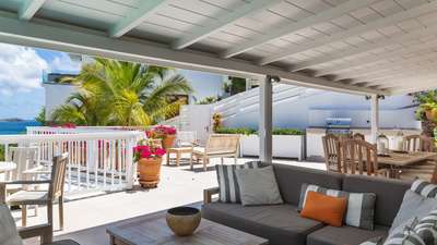 Covered Outdoor Living and Dining Areas