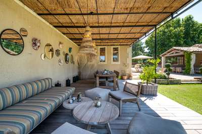 Covered Outdoor Living and Dining Areas