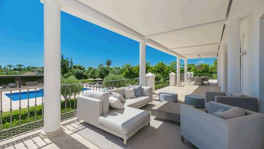 Outdoor Lounge Area